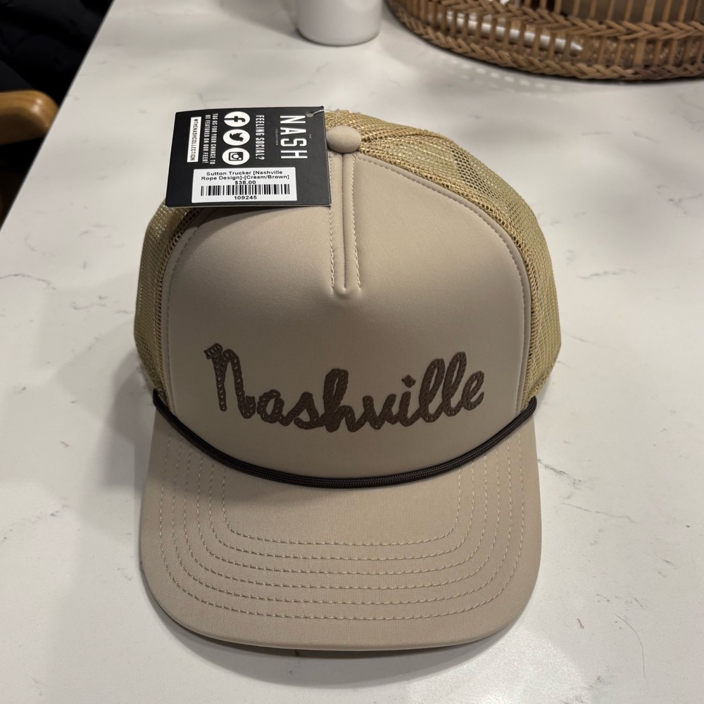 NWT Nashville Sutton Trucker Hat